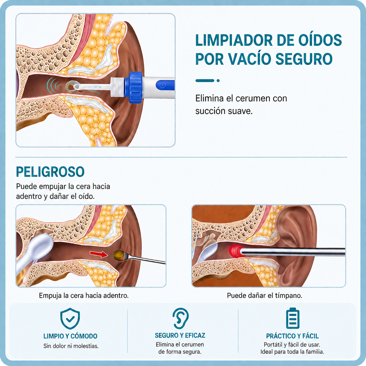 El Limpiador De Oidos Electrico - Vanify
